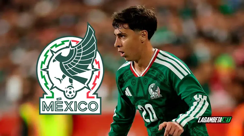 Mateo Chávez con la Selección Mexicana en el México vs Perú